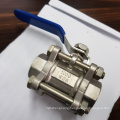 casting 304 316 3PC ball valves by luwei